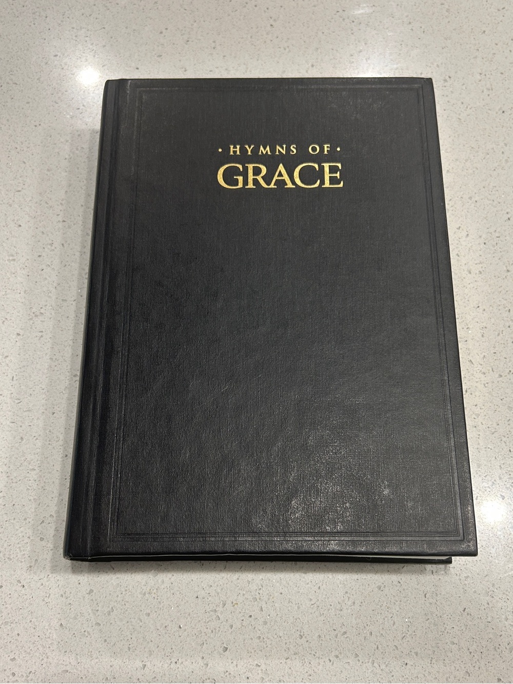 Hymns of Grace Black Hardcover Hymnal Vintage